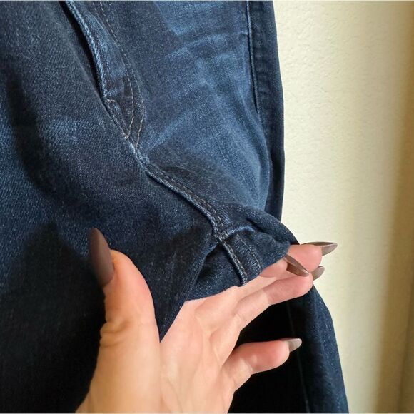 MOTHER High Waisted Looker Wash: Ink and Paper Size 27 - Picture 6 of 11